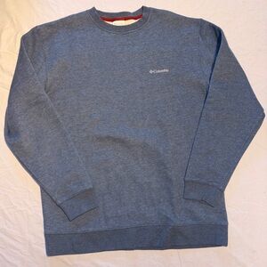 Columbia Men's Hart Mountain II Crewneck Sweatshirt Blue Size XL